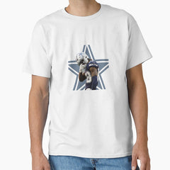 CeeDee Lamb Celebration Art - Dallas Cowboys Star Receiver Classic T-Shirt