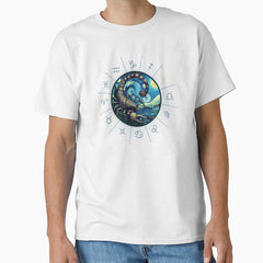 ZODIAC Scorpio - Astrological SCORPIO - SCORPIO - ZODIAC sign - Van Gogh style - 6 Classic T-Shirt