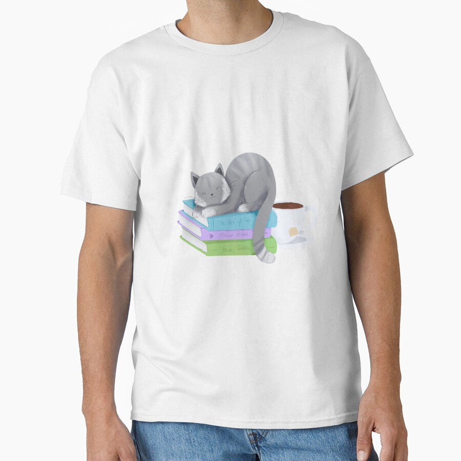 CUTE CAT TEA TIME Classic T-Shirt