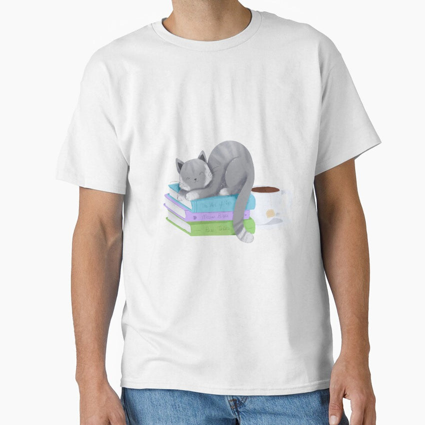 CUTE CAT TEA TIME Classic T-Shirt