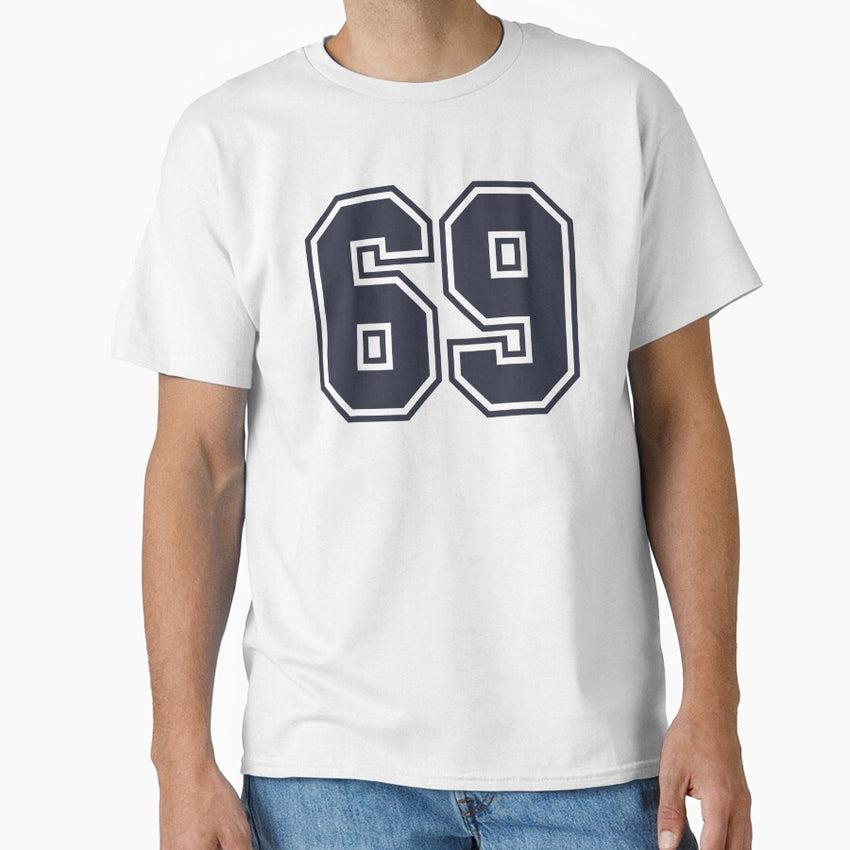 69 Sports Number Sixty-Nine Classic T-Shirt