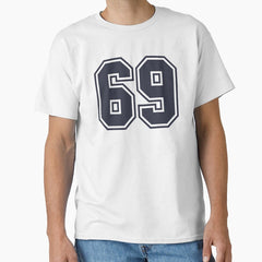 69 Sports Number Sixty-Nine Classic T-Shirt
