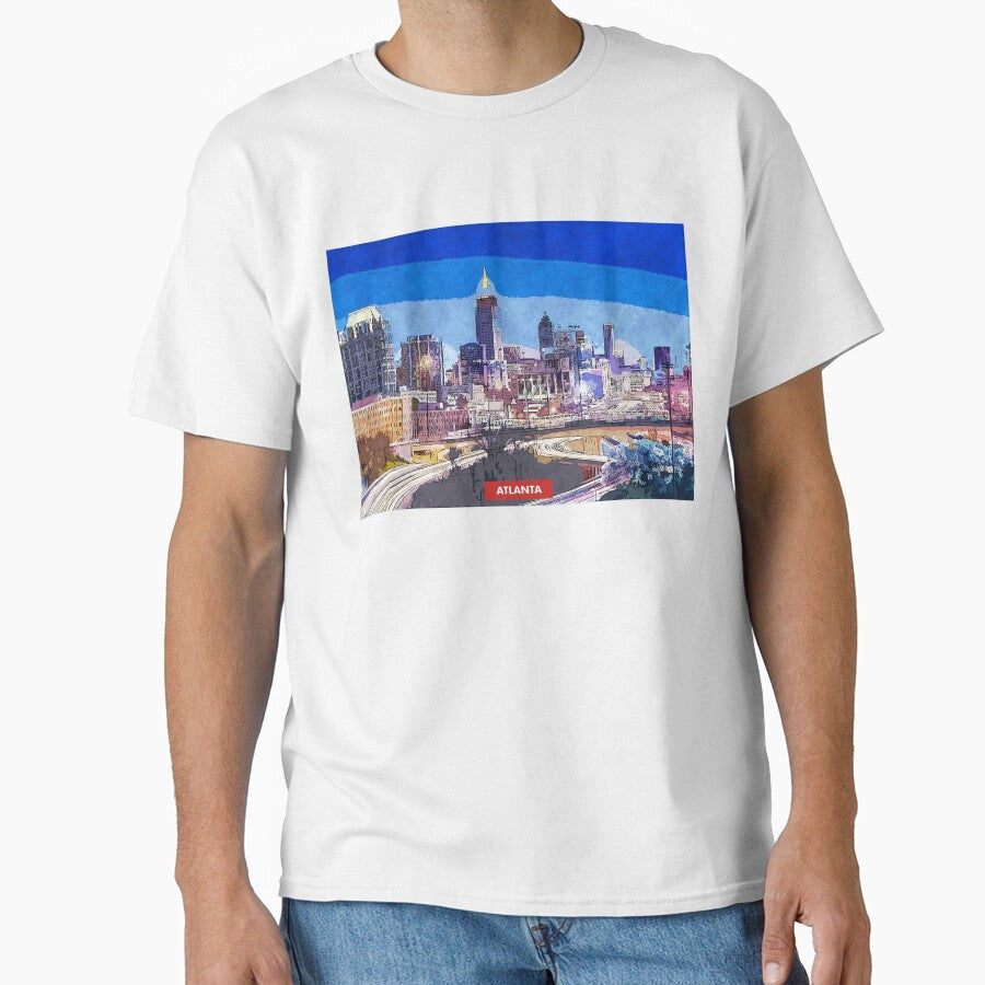 Atlanta City Skyline Classic T-Shirt
