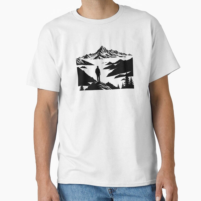 Adventure Awaits At The Peak Classic T Shirt