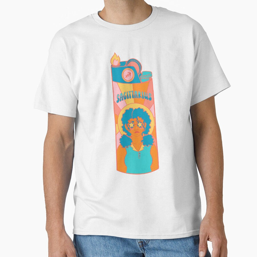 Femme Astrology Lighter - Sagittarius Zodiac Sign Classic T-Shirt