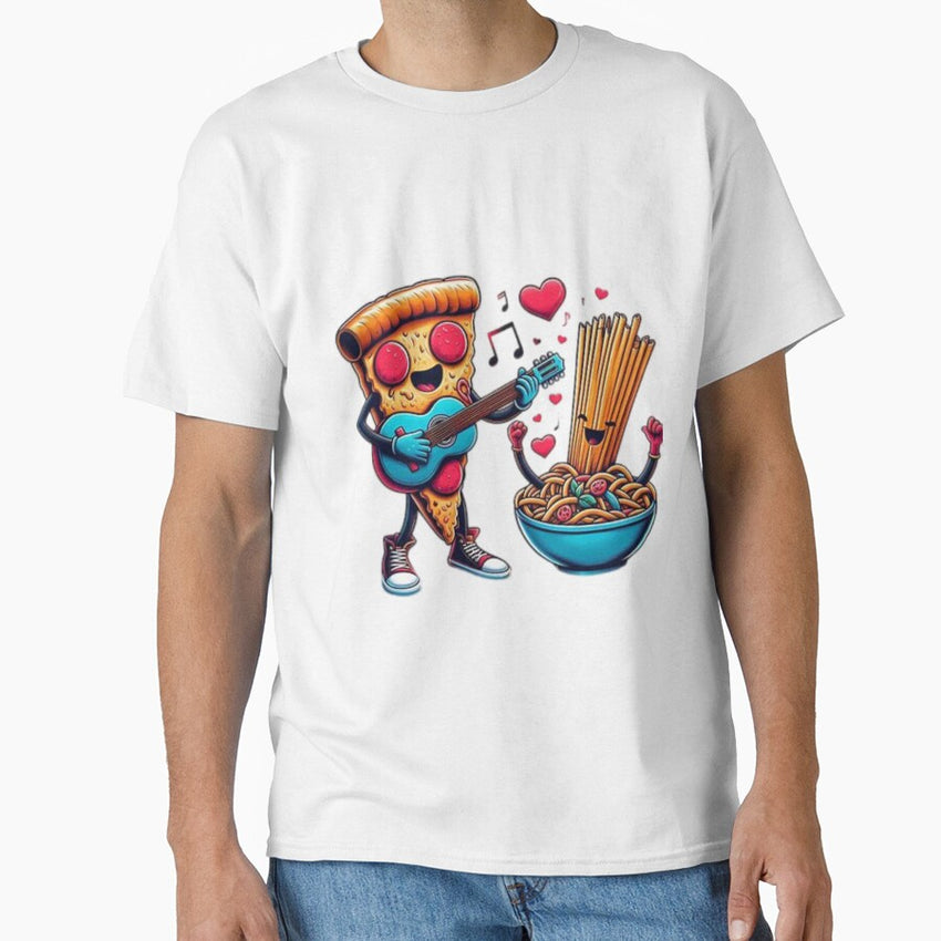 Melody on a Slice: Pizza’s Ode to Pasta Classic T-Shirt