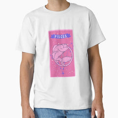 Pisces Zodiac Tarot Card Classic T-Shirt