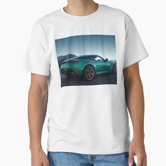 Aston Martin Db12 2024 Green Premium Photo Poster Ix Classic T Shirt