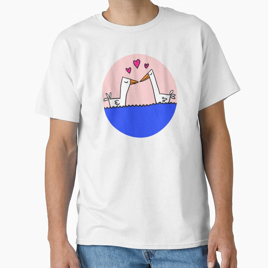 Copy Of Swans In Love Classic T Shirt