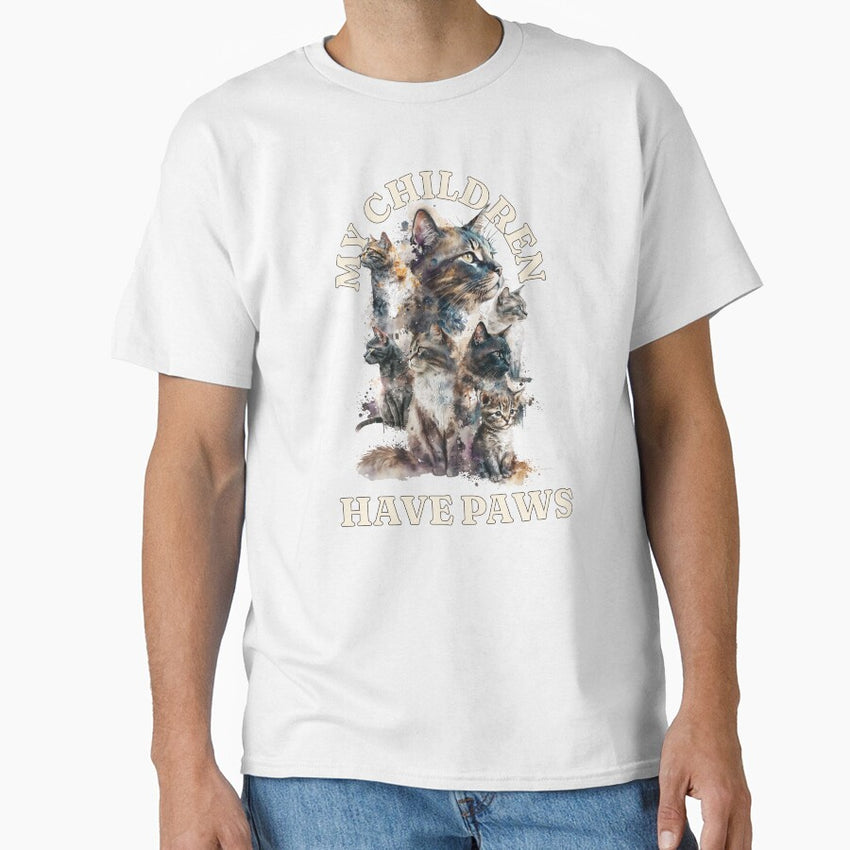 My Children Have Paws Classic T-Shirt