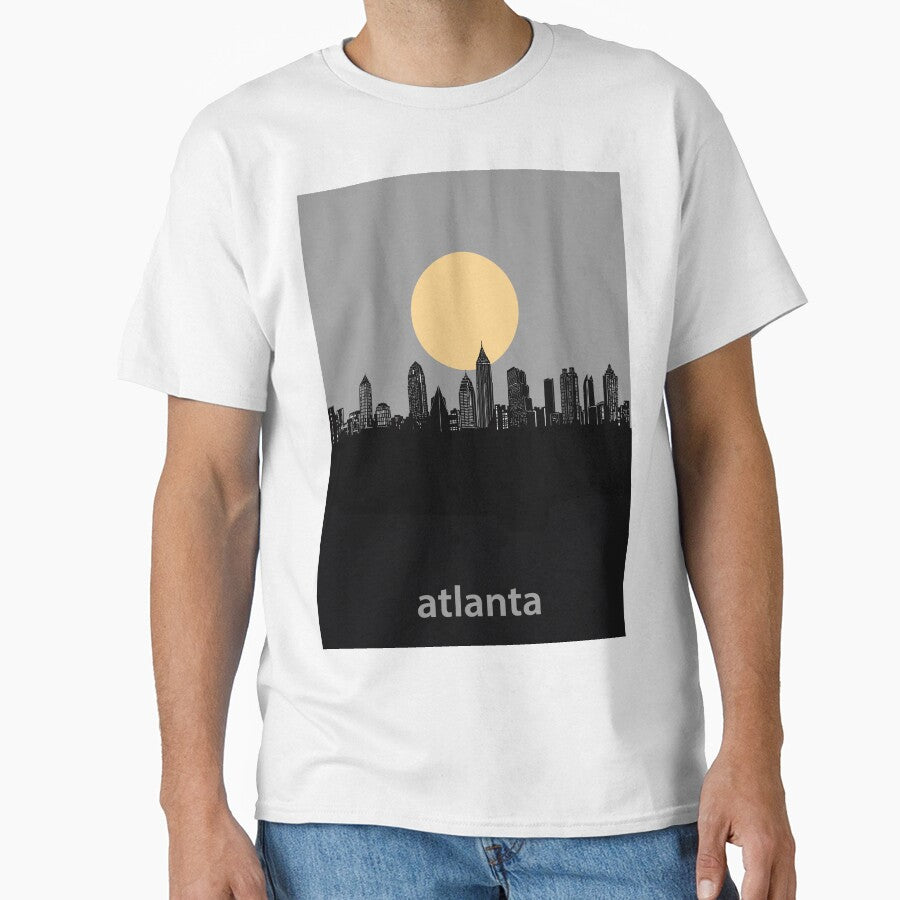 atlanta skyline minimal Classic T-Shirt