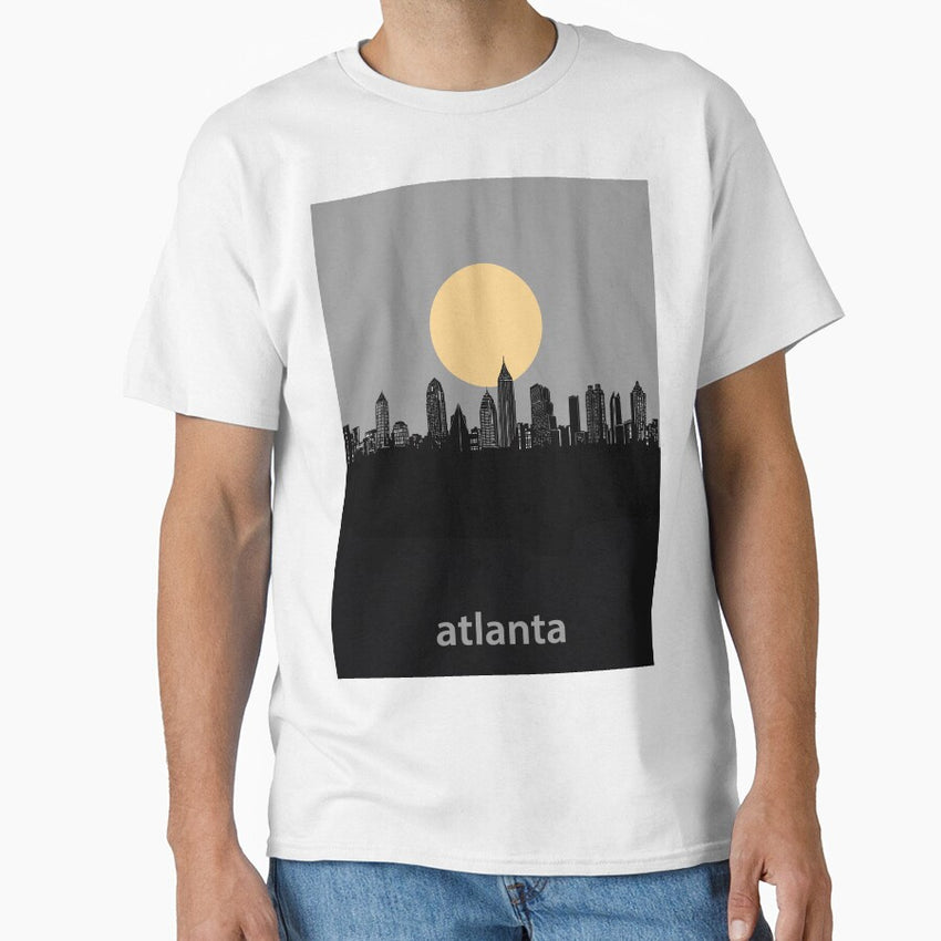 atlanta skyline minimal Classic T-Shirt