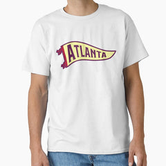 Atlanta Pennant - Navy Classic T-Shirt
