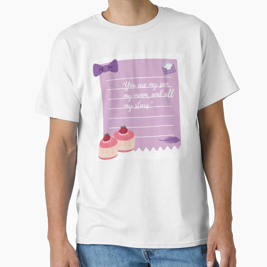 Sweet Love Note Aesthetic Classic T Shirt