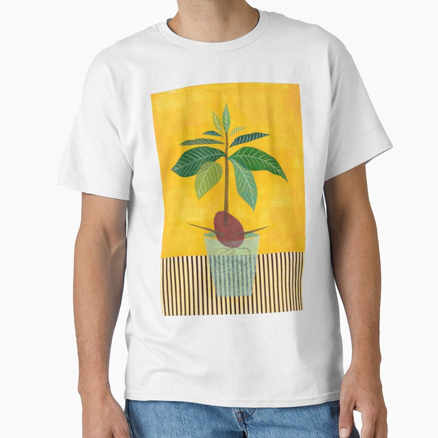Avocado Plant Collage Classic T Shirt