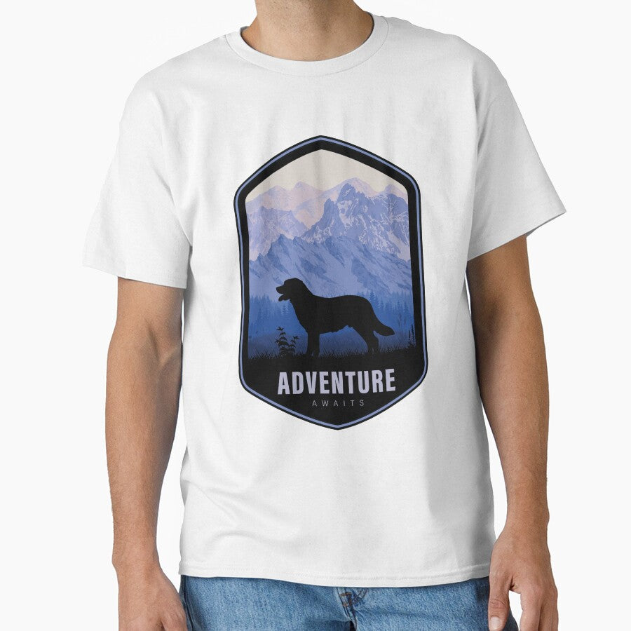 Adventure Time With Labrador Retriever Classic T Shirt
