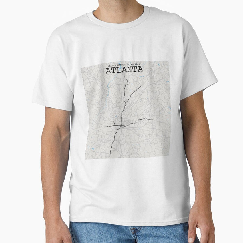 Atlanta Grey Transit Network Classic T Shirt