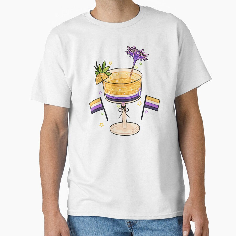 Nonbinary Cocktail Classic T Shirt