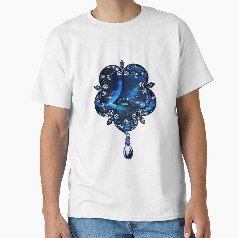 Scorpio zodiac constellation Classic T-Shirt