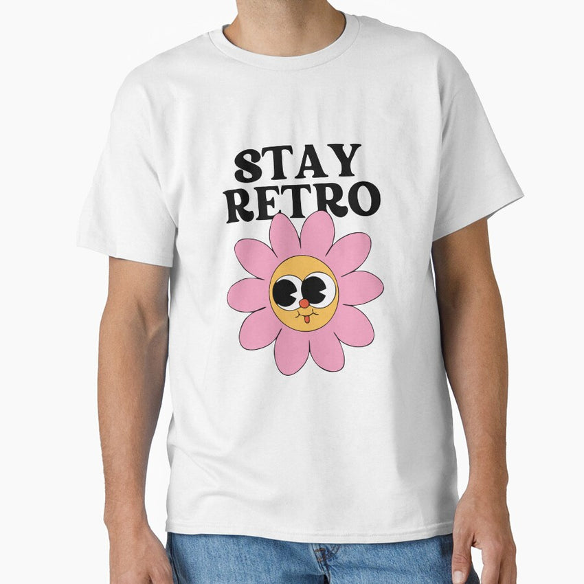 stay retro little flower Classic T-Shirt