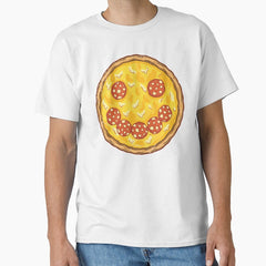 Pizza Smiley Illustration Classic T-Shirt