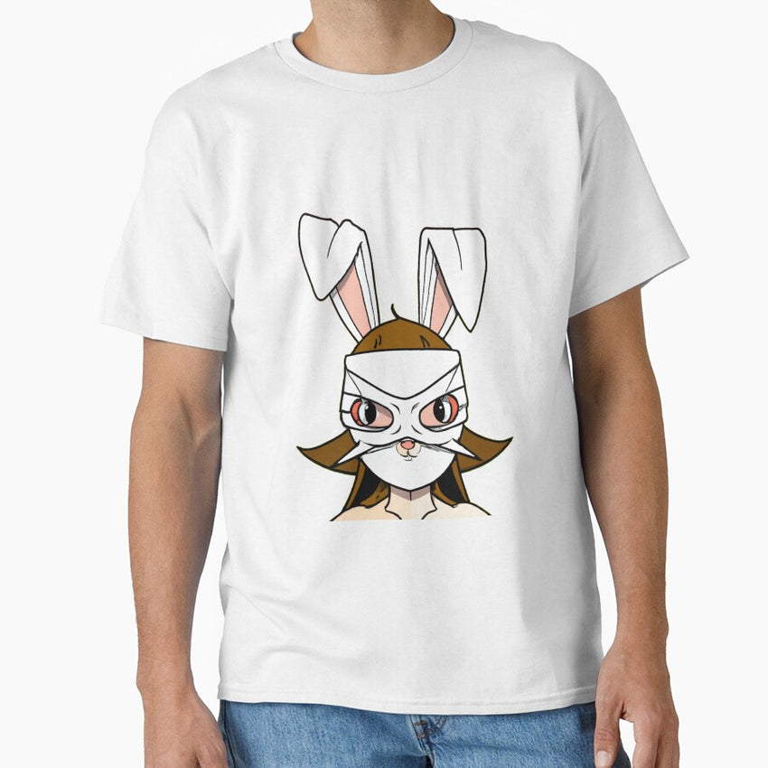 anime bunny in superhero mask for year of the rabbit Classic T-Shirt