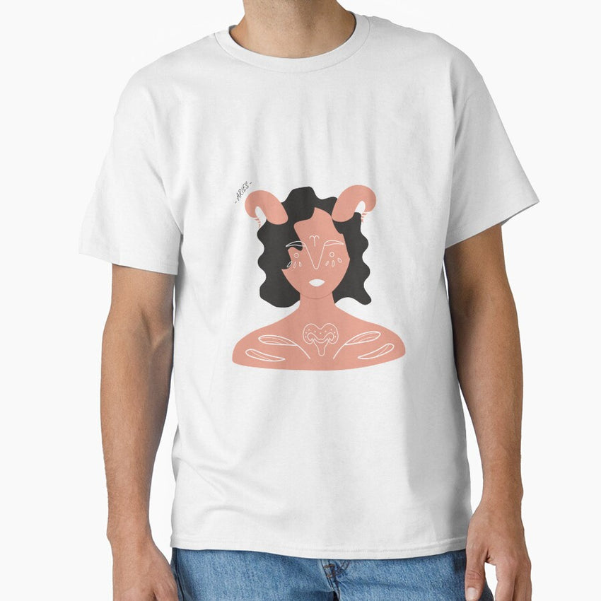 Aries Character Sign Classic T Shirt