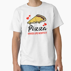 Cheese Pizza makes life worth it Classic T-Shirt