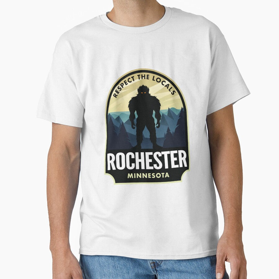 Rochester Minnesota Bigfoot Sasquatch Classic T-Shirt