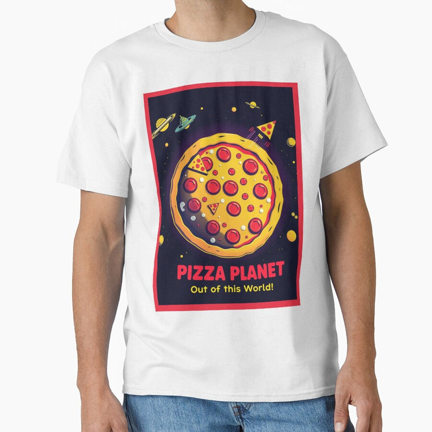 Galactic Pizza Planet Out Of This World – A Slice of the Cosmos Classic T-Shirt