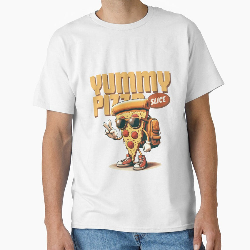 Yummy pizza slice Classic T-Shirt