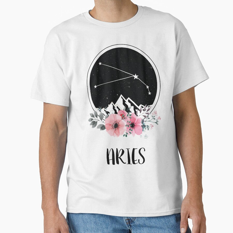 Aries Zodiac Image Classic T-Shirt