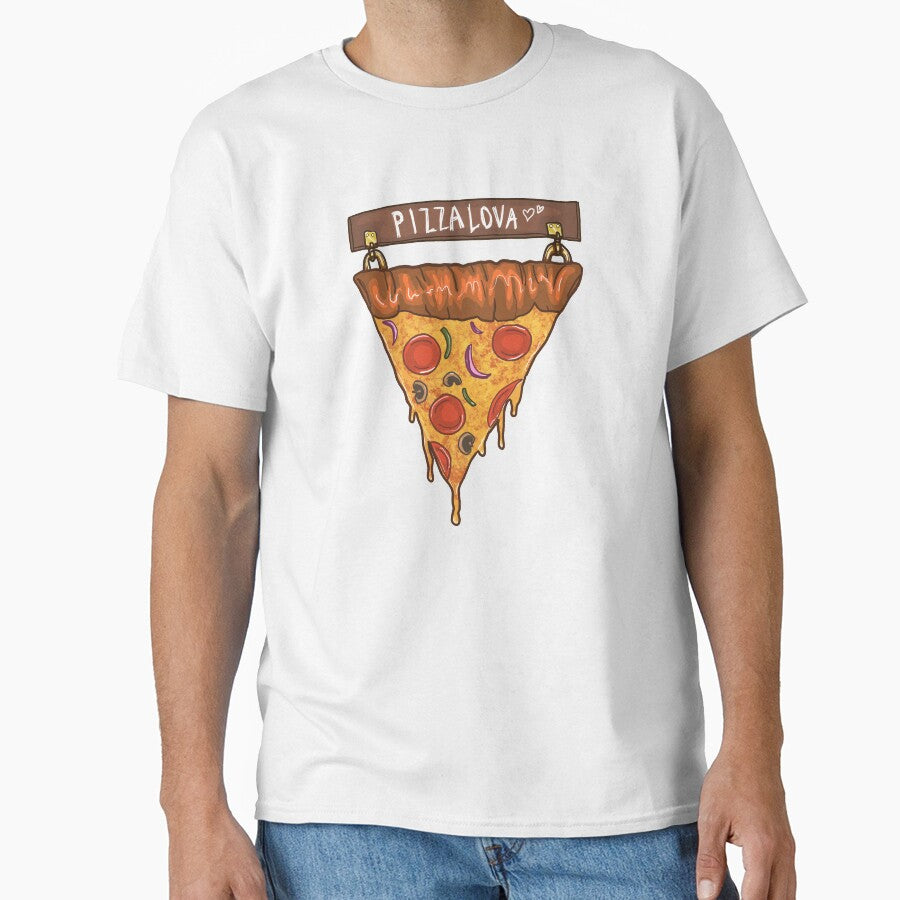 Pizza lova art for pizza eaters Classic T-Shirt