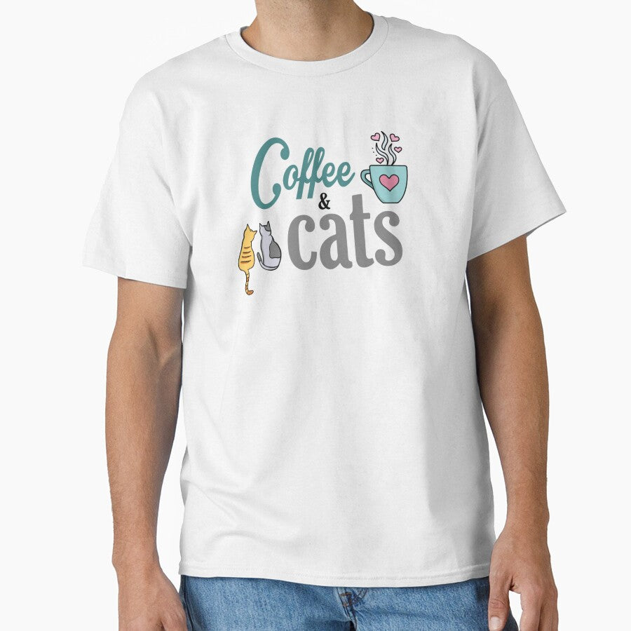 Coffee & Cats Classic T-Shirt