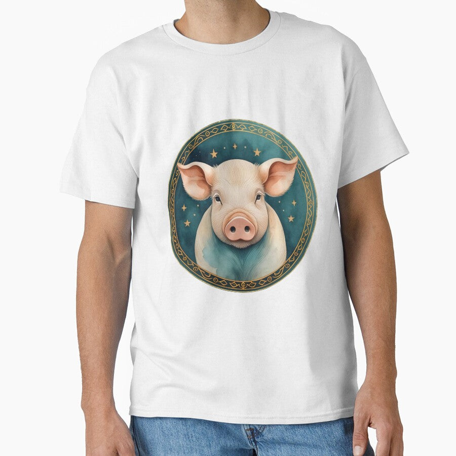 Pig. Chinese zodiac sign. Year of the Pig Classic T-Shirt