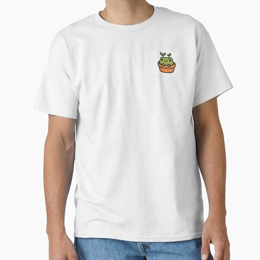 A Frog In A Flowerpot Classic T Shirt
