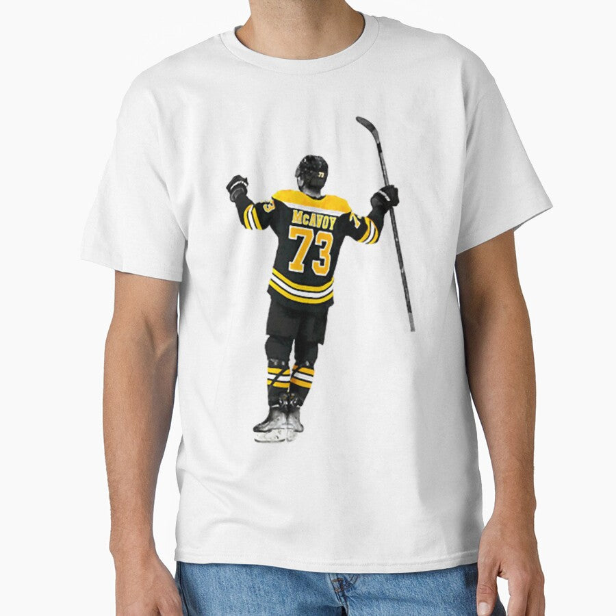 Charlie McAvoy Cut Out Classic T-Shirt