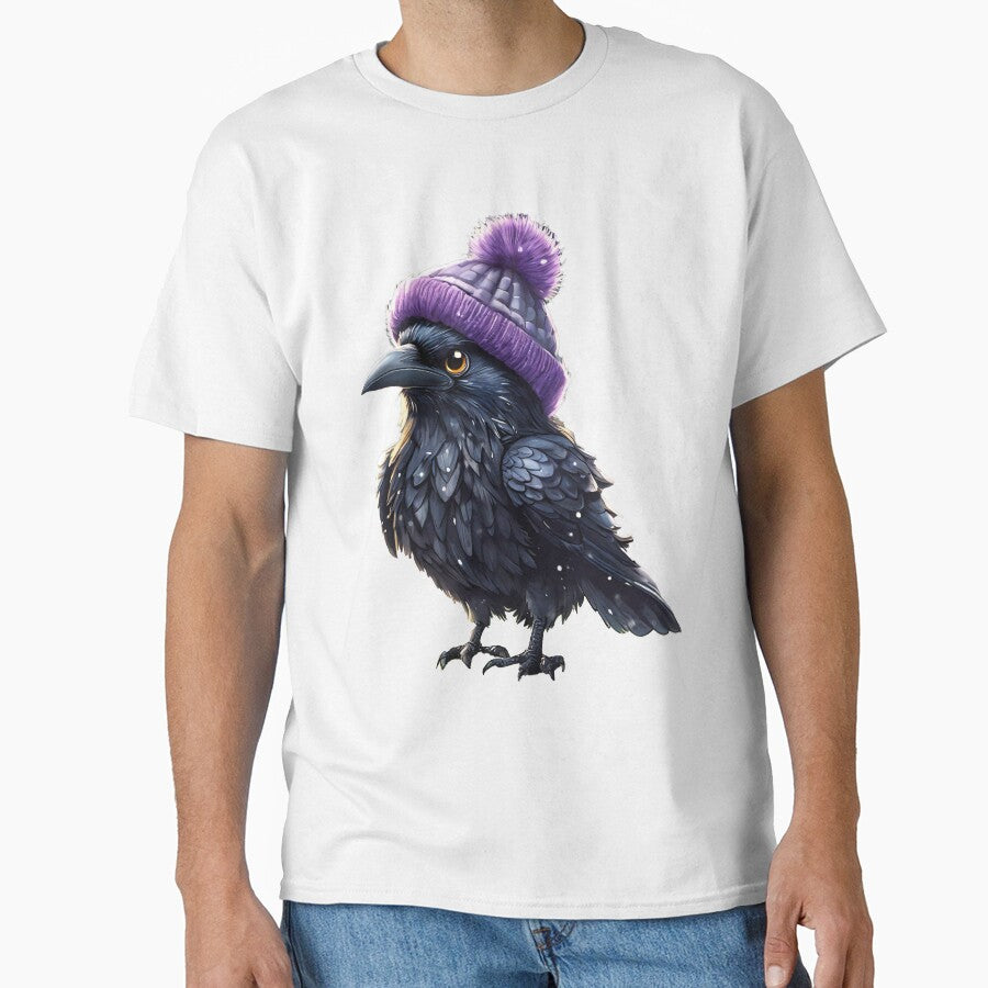 Baltimore Raven with Purple Hat Classic T-Shirt