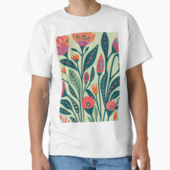 Blossom Bazaar Flower Market Art Classic T-Shirt