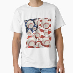 American flag baseball Classic T-Shirt