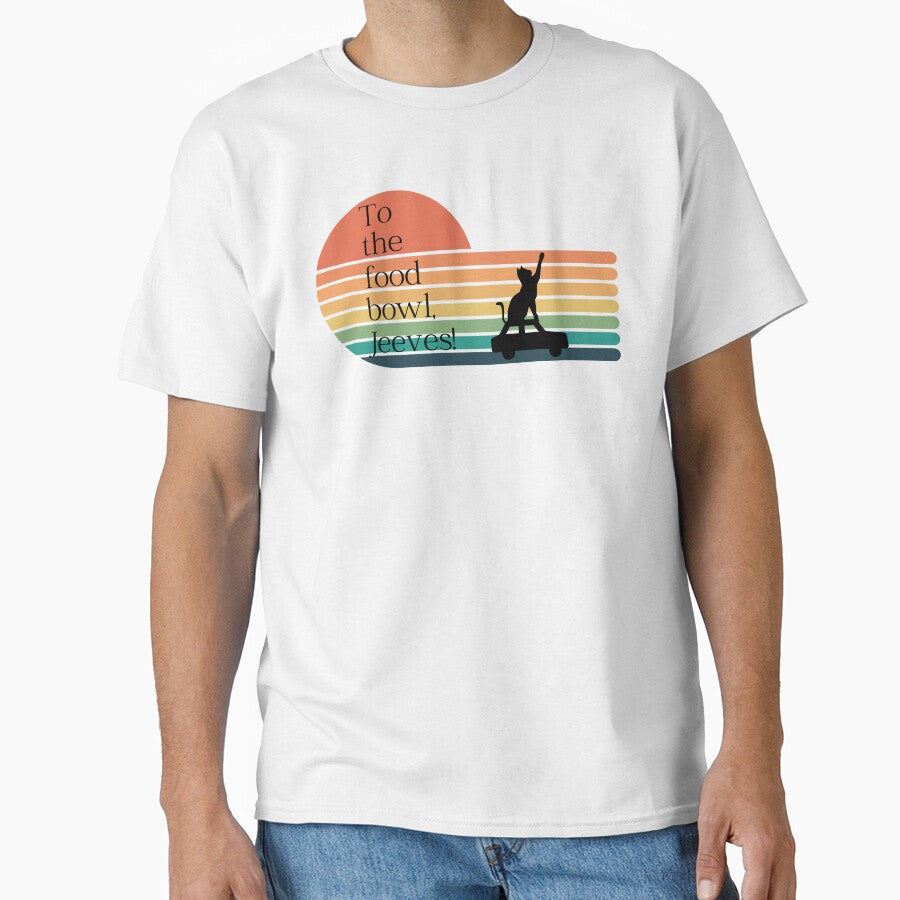 To the food bowl, Jeeves! Light Background Classic T-Shirt