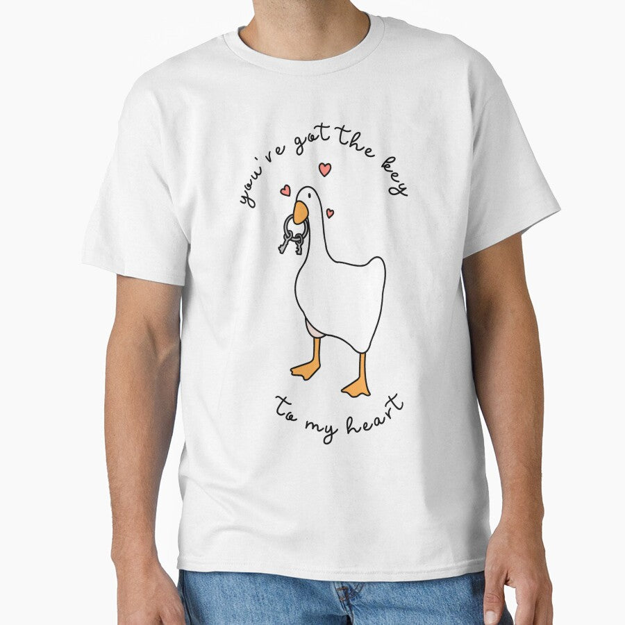 Valentines Day Silly Goose Classic T Shirt