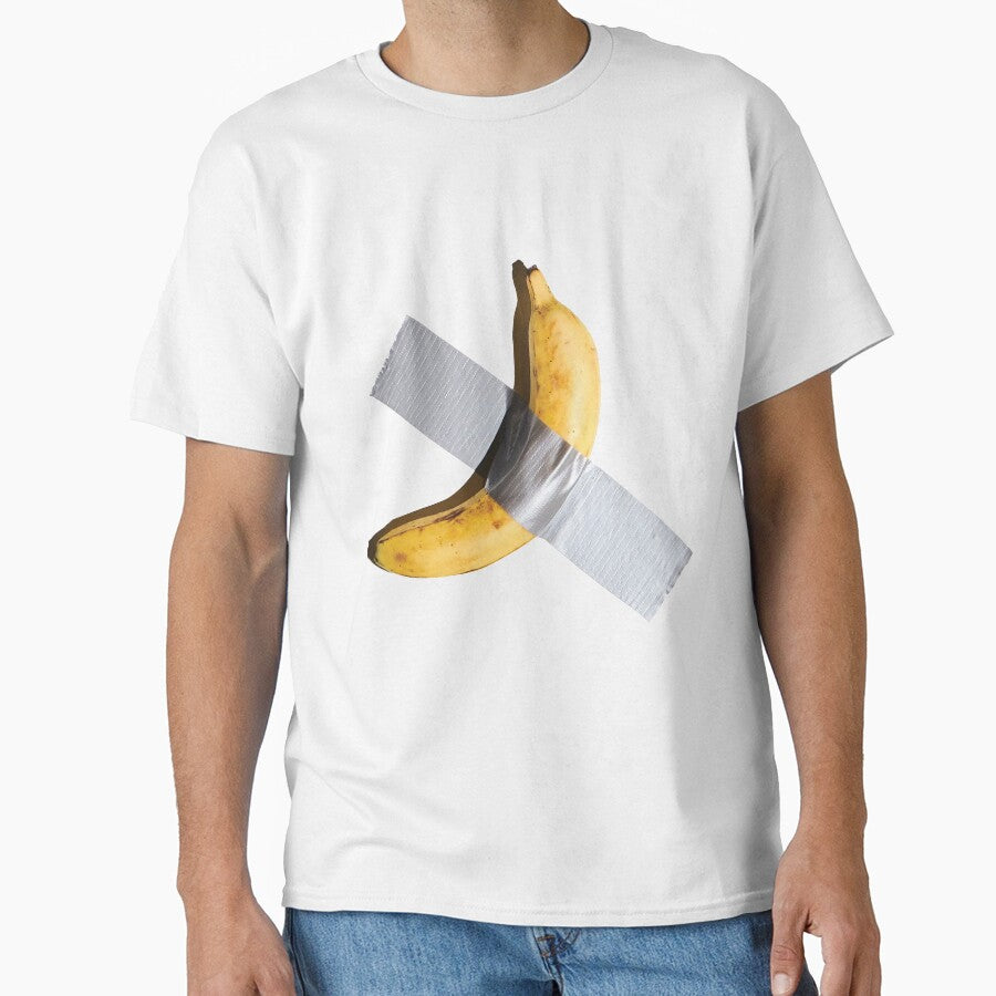 Banana Art Duct Tape Classic T Shirt
