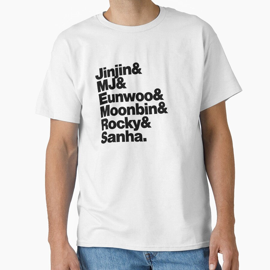 Astro Members Names Classic T Shirt