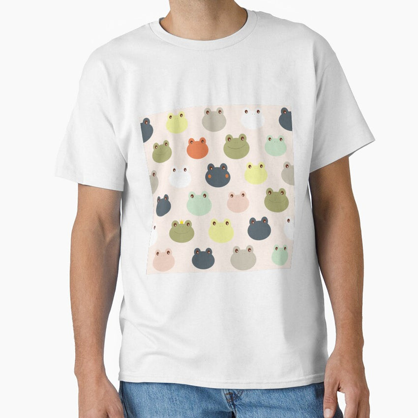 Abstract Cute Colorful Frog Classic T Shirt