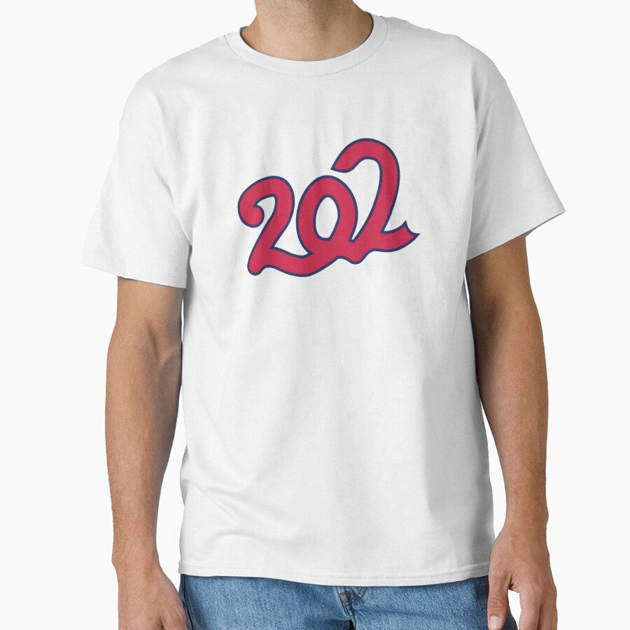 Baseball - Washington - 202 Area Code Classic T-Shirt