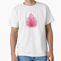 Abstract Flowers Bright Pink Abstract Flower Classic T Shirt