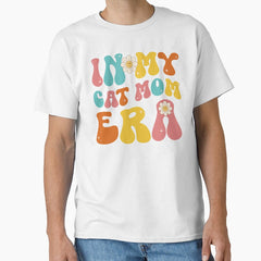In My Cat Mom Era Groovy Classic T-Shirt