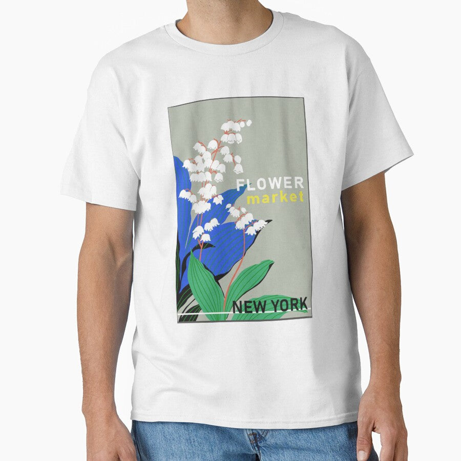 Flower Market New York Vintage Classic T-Shirt