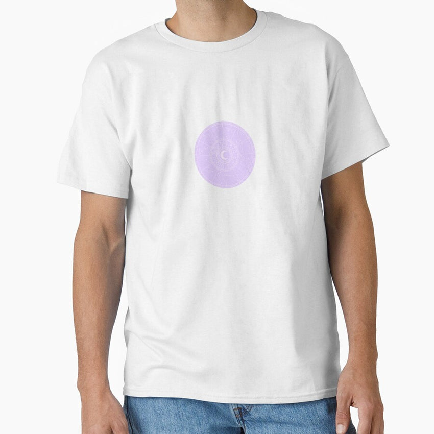 Purple Moon Zodiac Wheel Classic T-Shirt